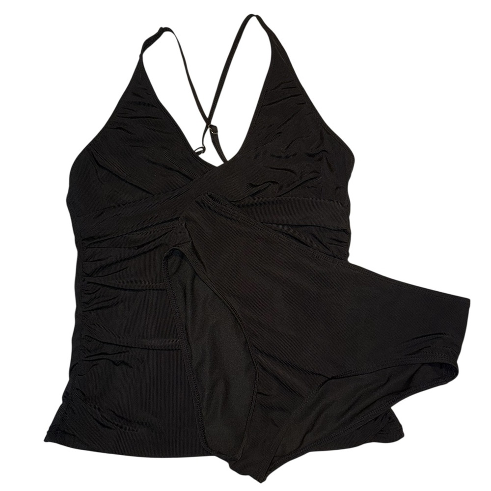 Black Tankini Swimsuit Size Large